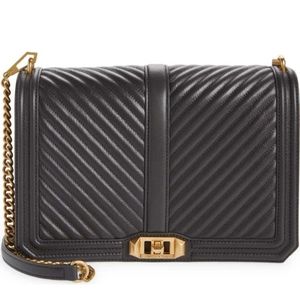 Rebecca Minkoff | Chevron Quilted Jumbo Love Crossbody